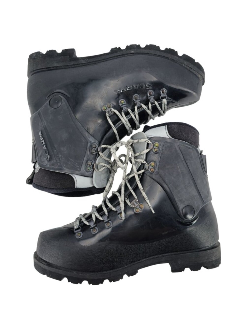 Scarpa Inverno Mountaineering Boots Mens 13 Black Rugged Outdoor Ice Climbing - Picture 11 of 16